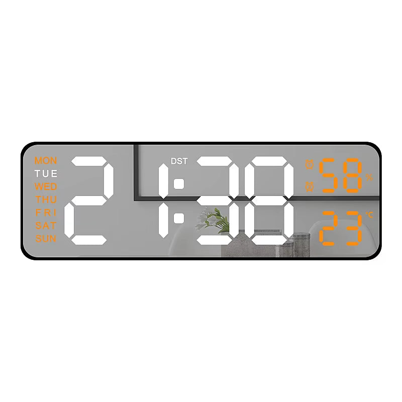 9 Inch Large Digital Wall Clock USB Powered