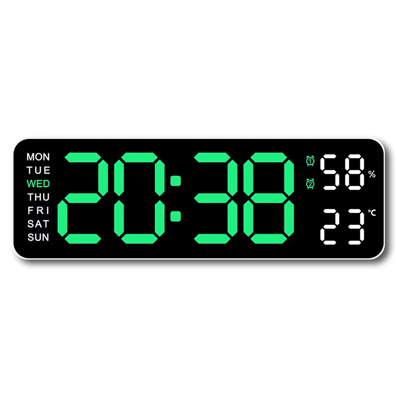9 Inch Large Digital Wall Clock USB Powered
