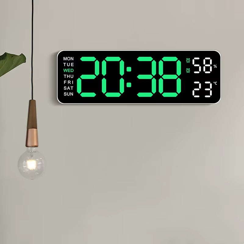 9 Inch Large Digital Wall Clock USB Powered