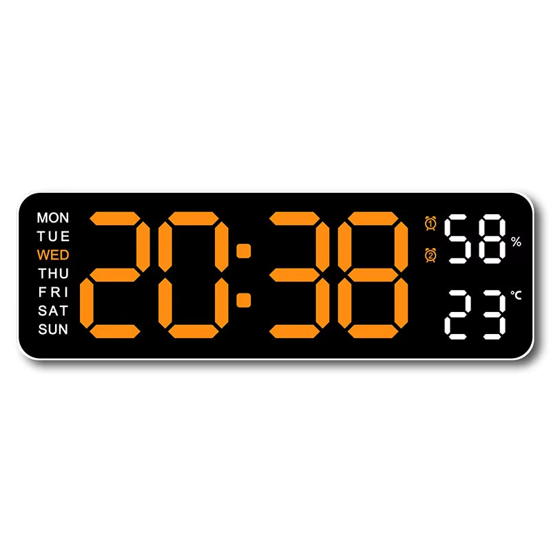 9 Inch Large Digital Wall Clock USB Powered