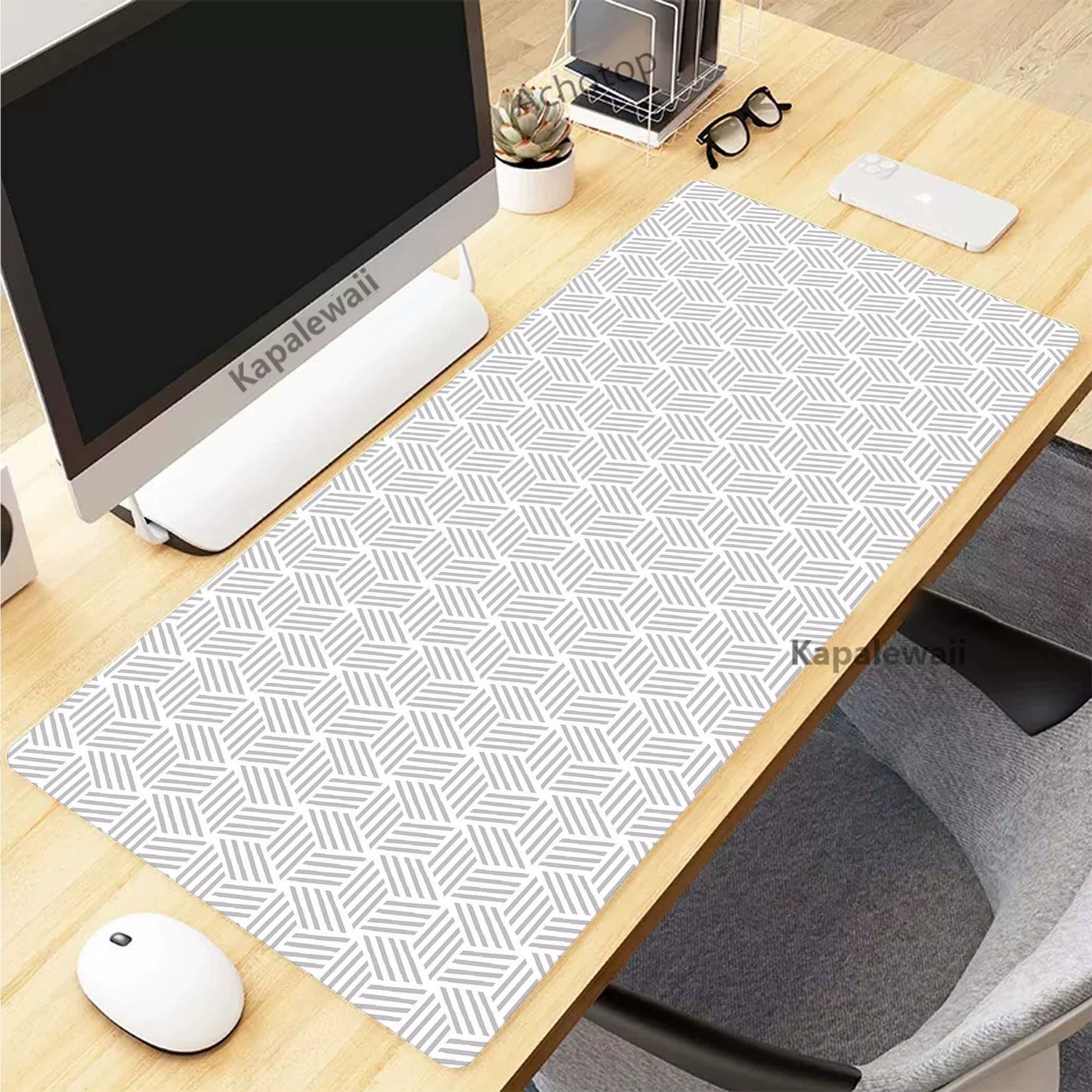 Black and White Mousepad