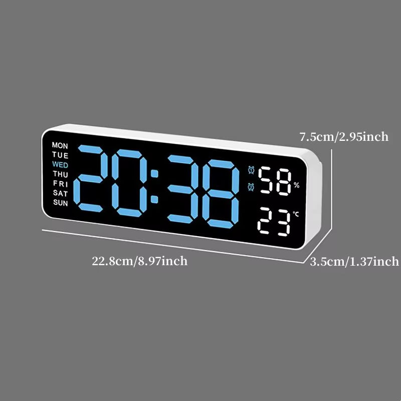 9 Inch Large Digital Wall Clock USB Powered