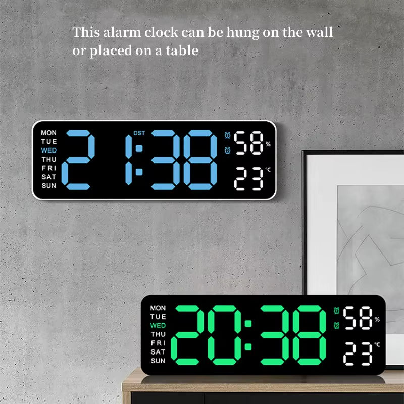 9 Inch Large Digital Wall Clock USB Powered