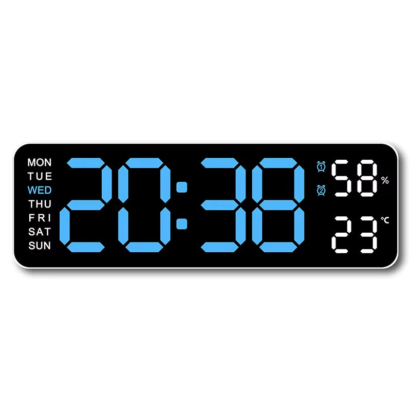 9 Inch Large Digital Wall Clock USB Powered