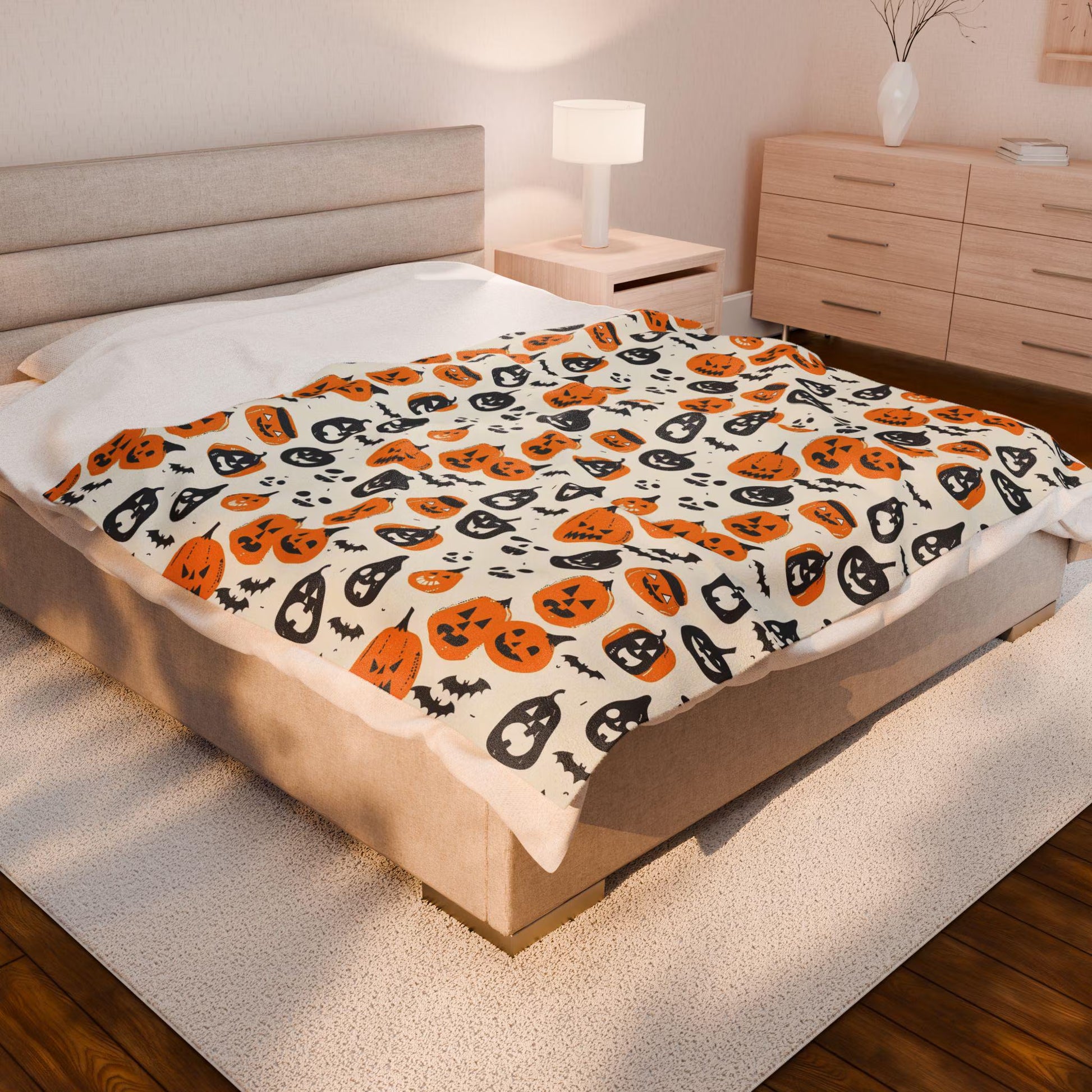 Halloween Couch Throw Blanket