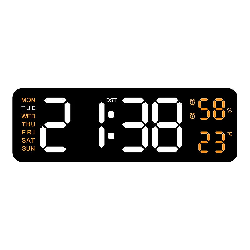 9 Inch Large Digital Wall Clock USB Powered