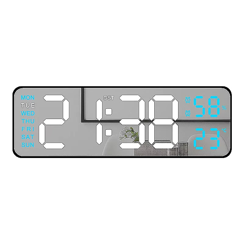 9 Inch Large Digital Wall Clock USB Powered