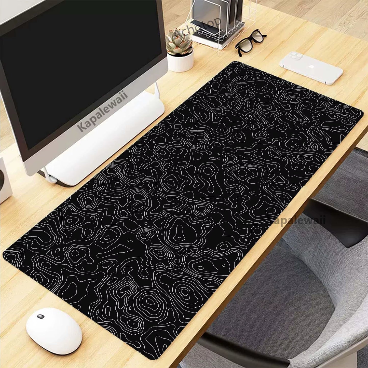 Black and White Mousepad