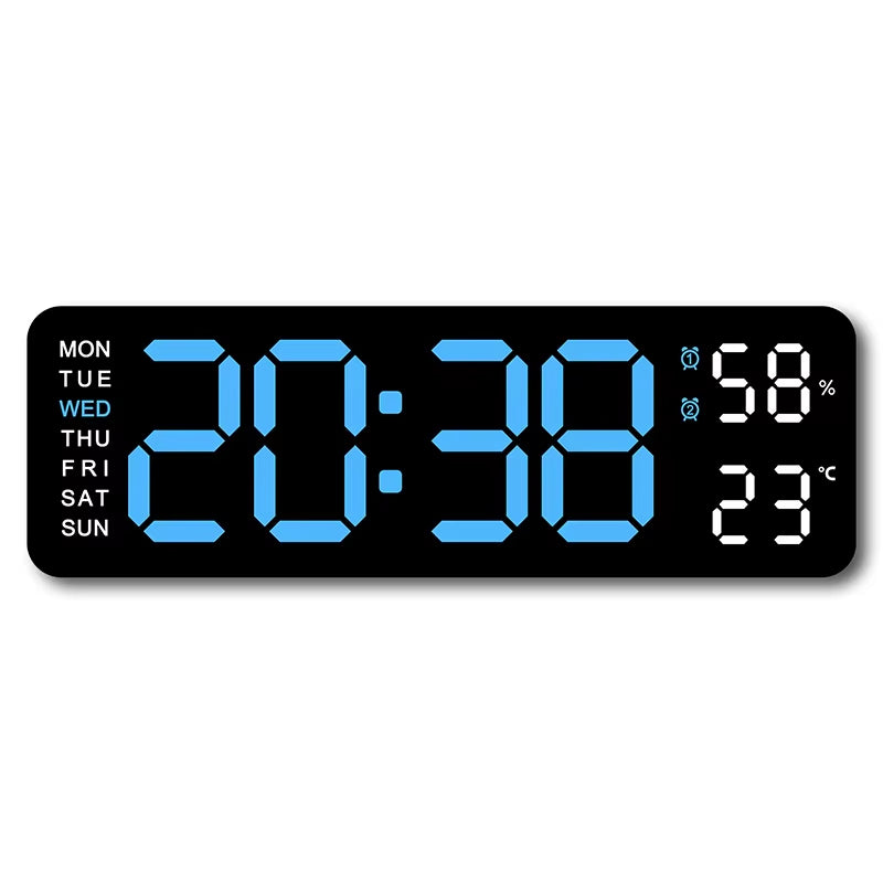 9 Inch Large Digital Wall Clock USB Powered