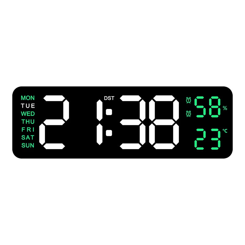 9 Inch Large Digital Wall Clock USB Powered