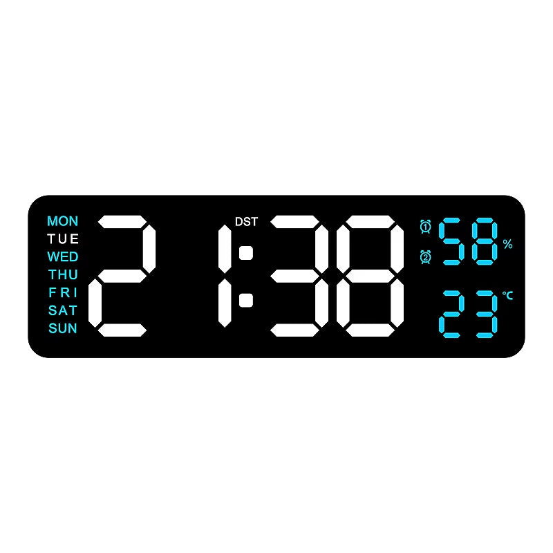 9 Inch Large Digital Wall Clock USB Powered