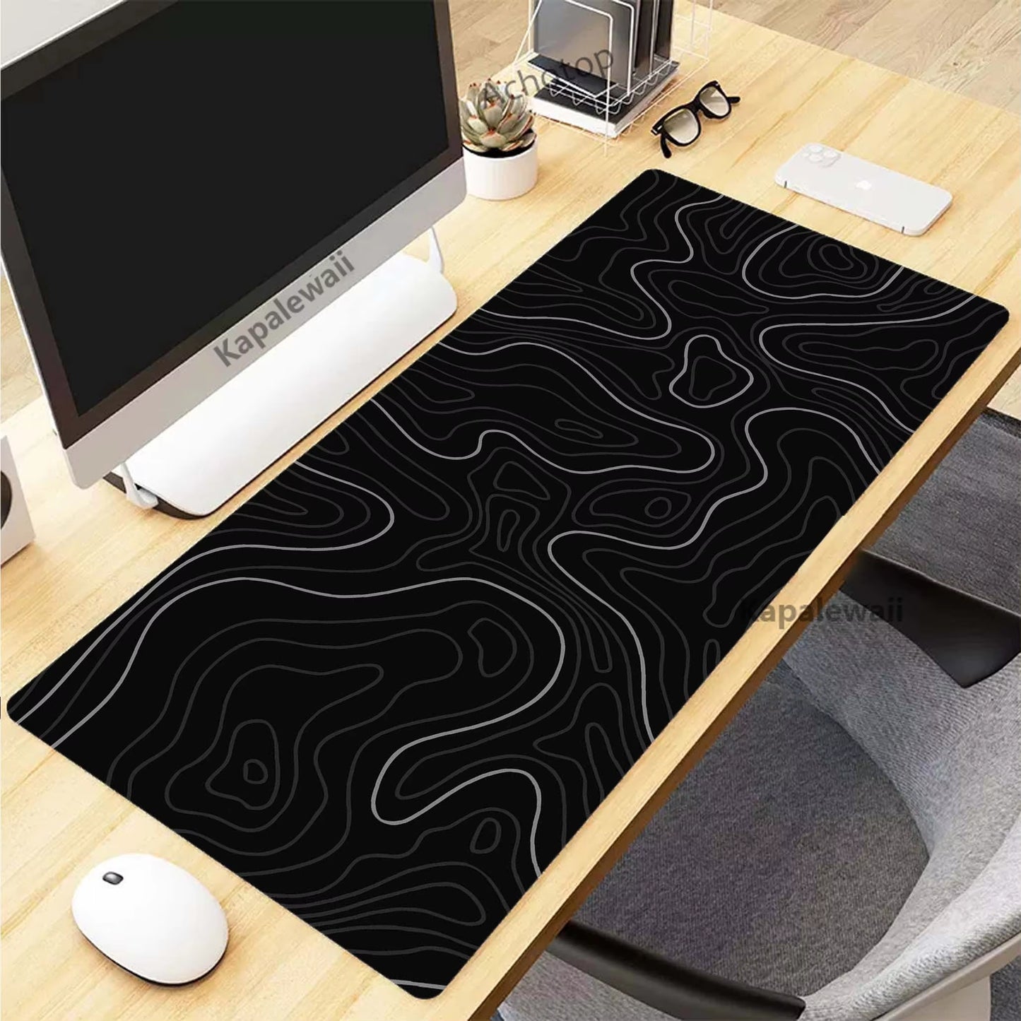 Black and White Mousepad
