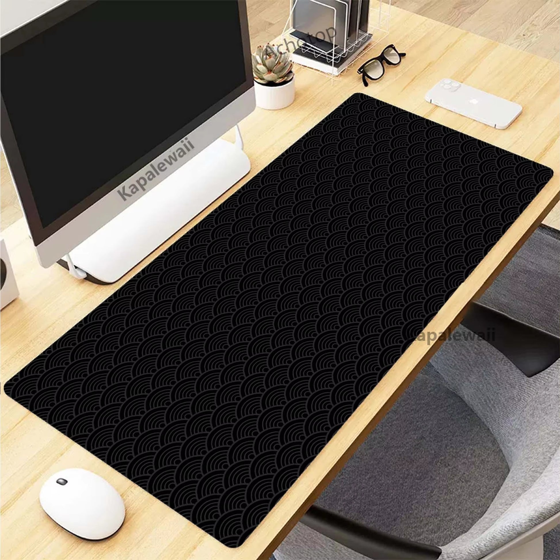 Black and White Mousepad