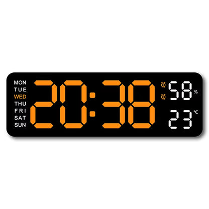 9 Inch Large Digital Wall Clock USB Powered
