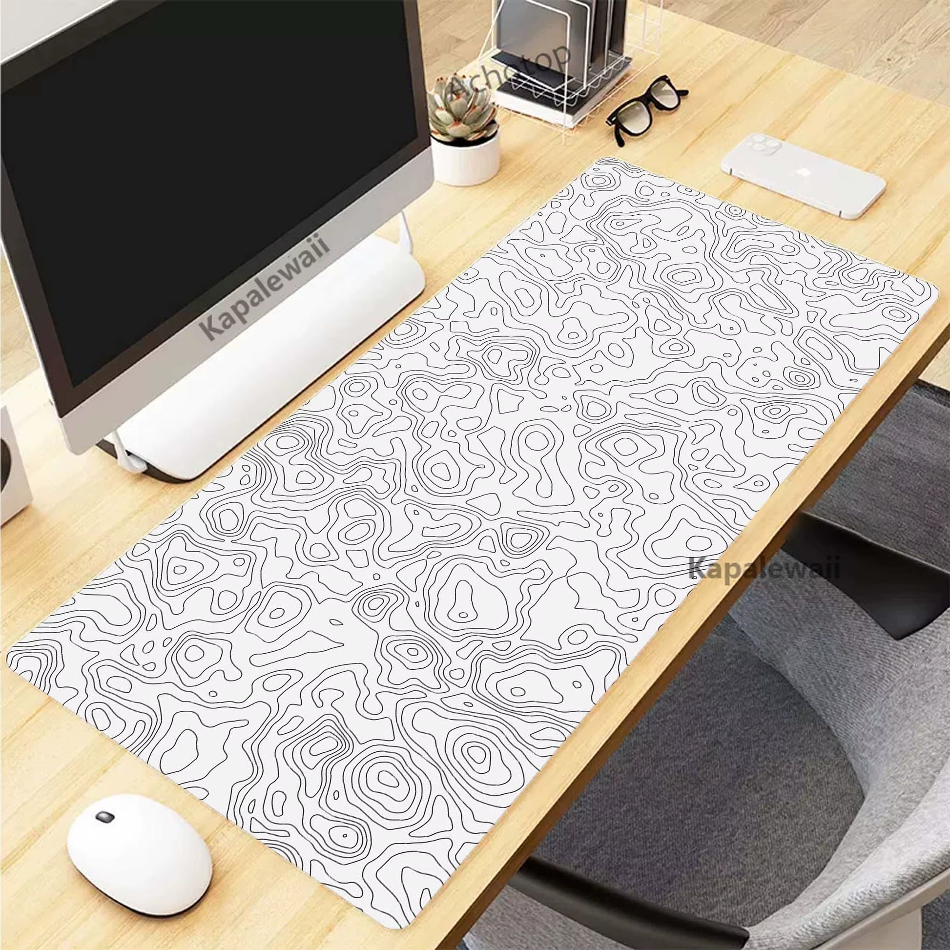 Black and White Mousepad 