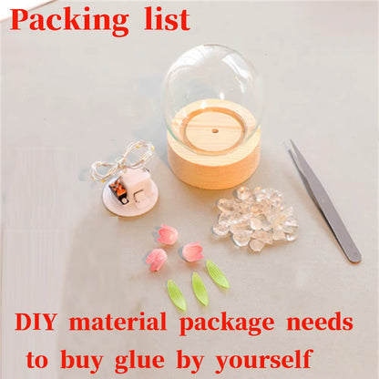 Tulip Night Light Cute Floral Lamp 