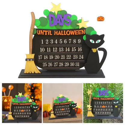 Halloween Countdown Wood Advent Calendar 31 