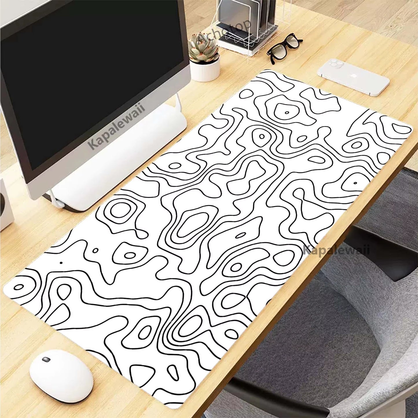 Black and White Mousepad 