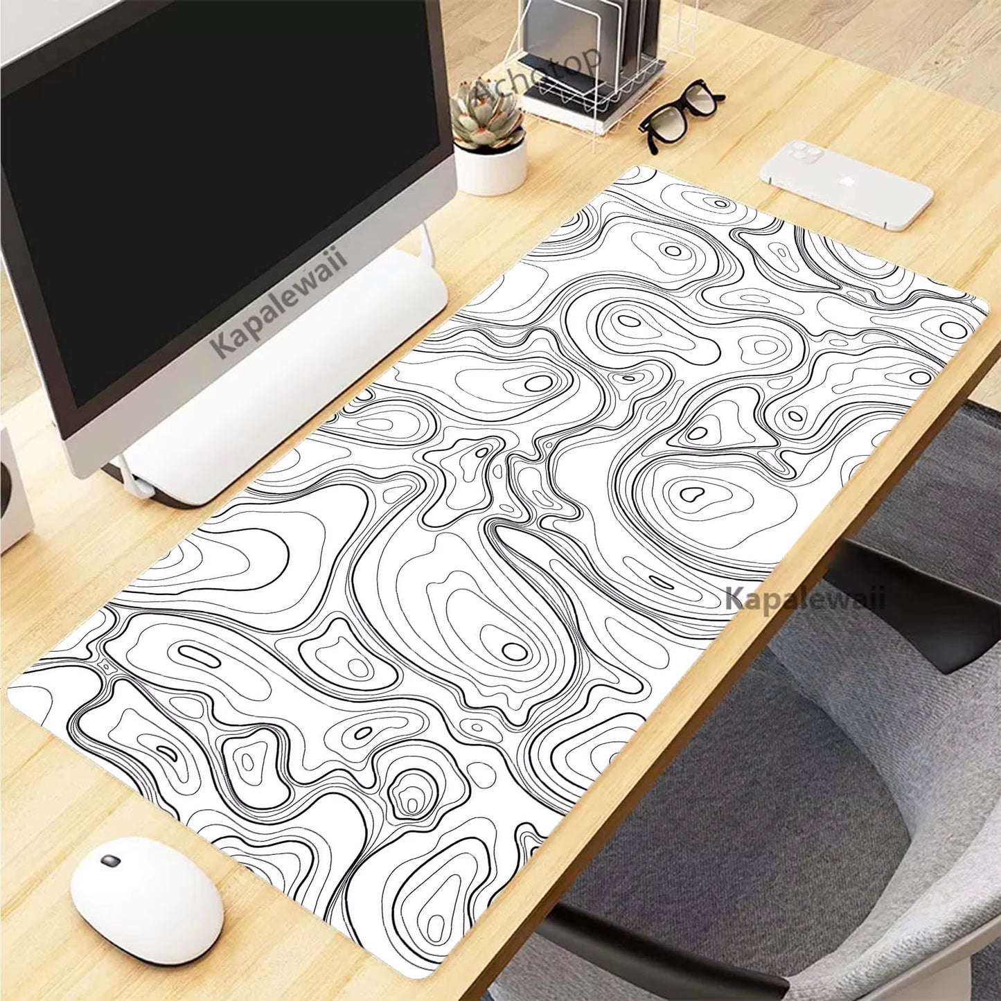 Black and White Mousepad 
