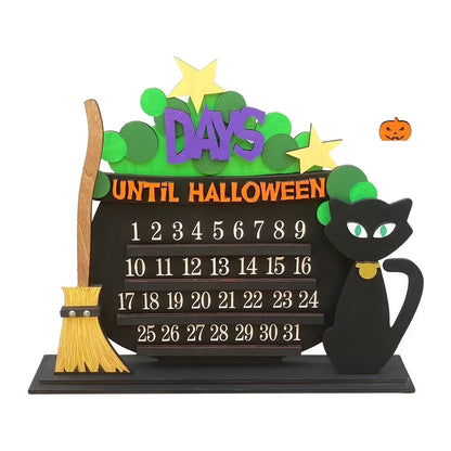 Halloween Countdown Wood Advent Calendar 31 