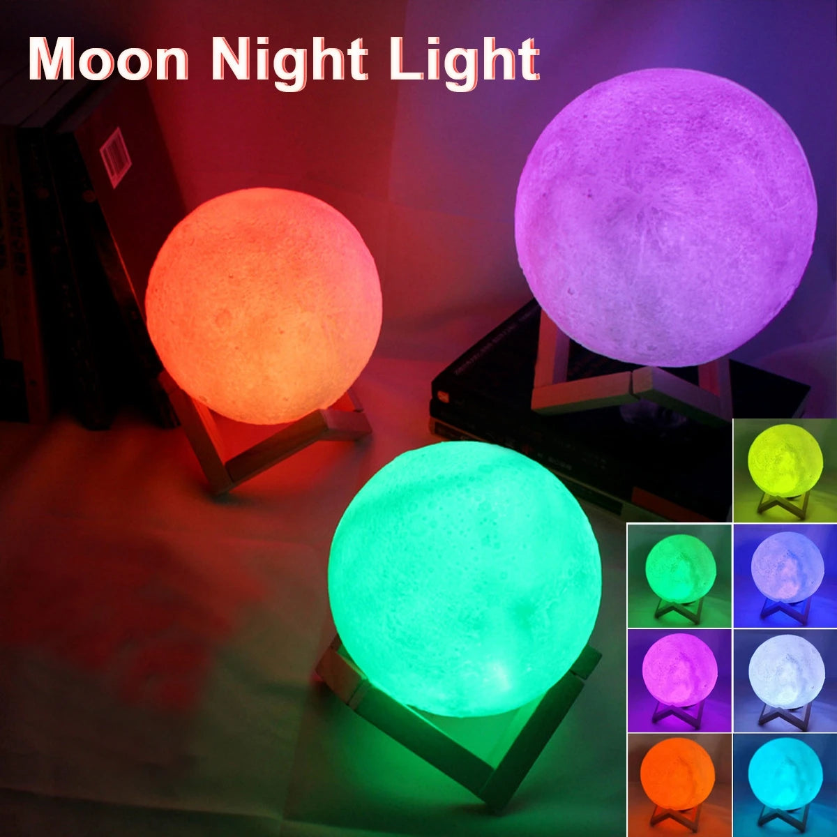  Moon Lamp LED Night