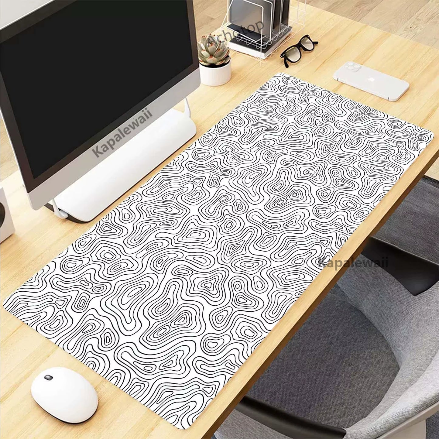Black and White Mousepad 