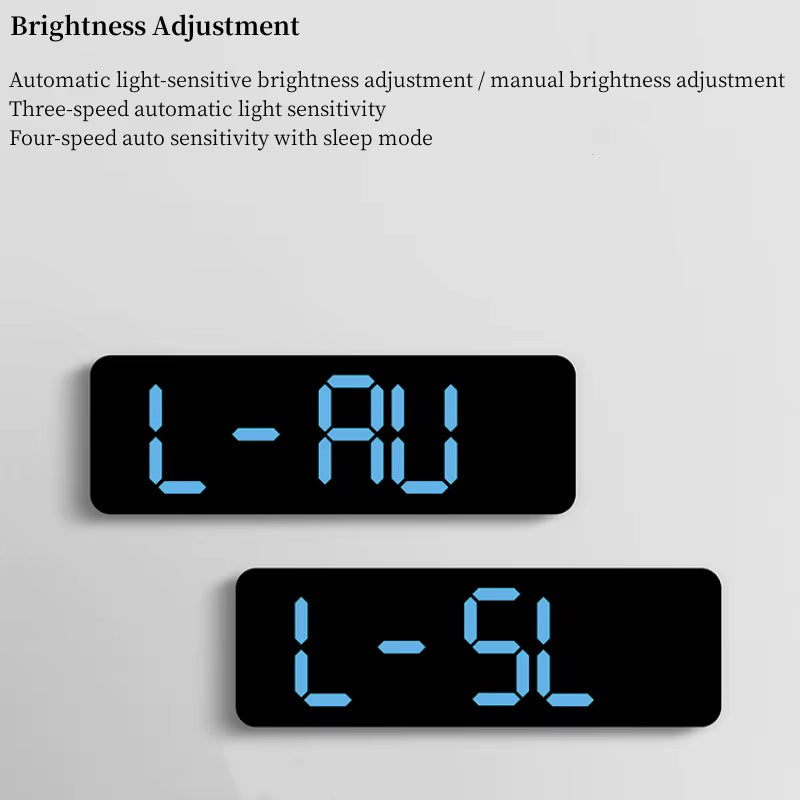 9 Inch Large Digital Wall Clock USB Powered