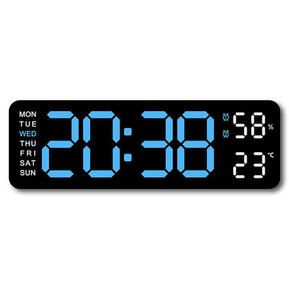 9 Inch Large Digital Wall Clock USB Powered