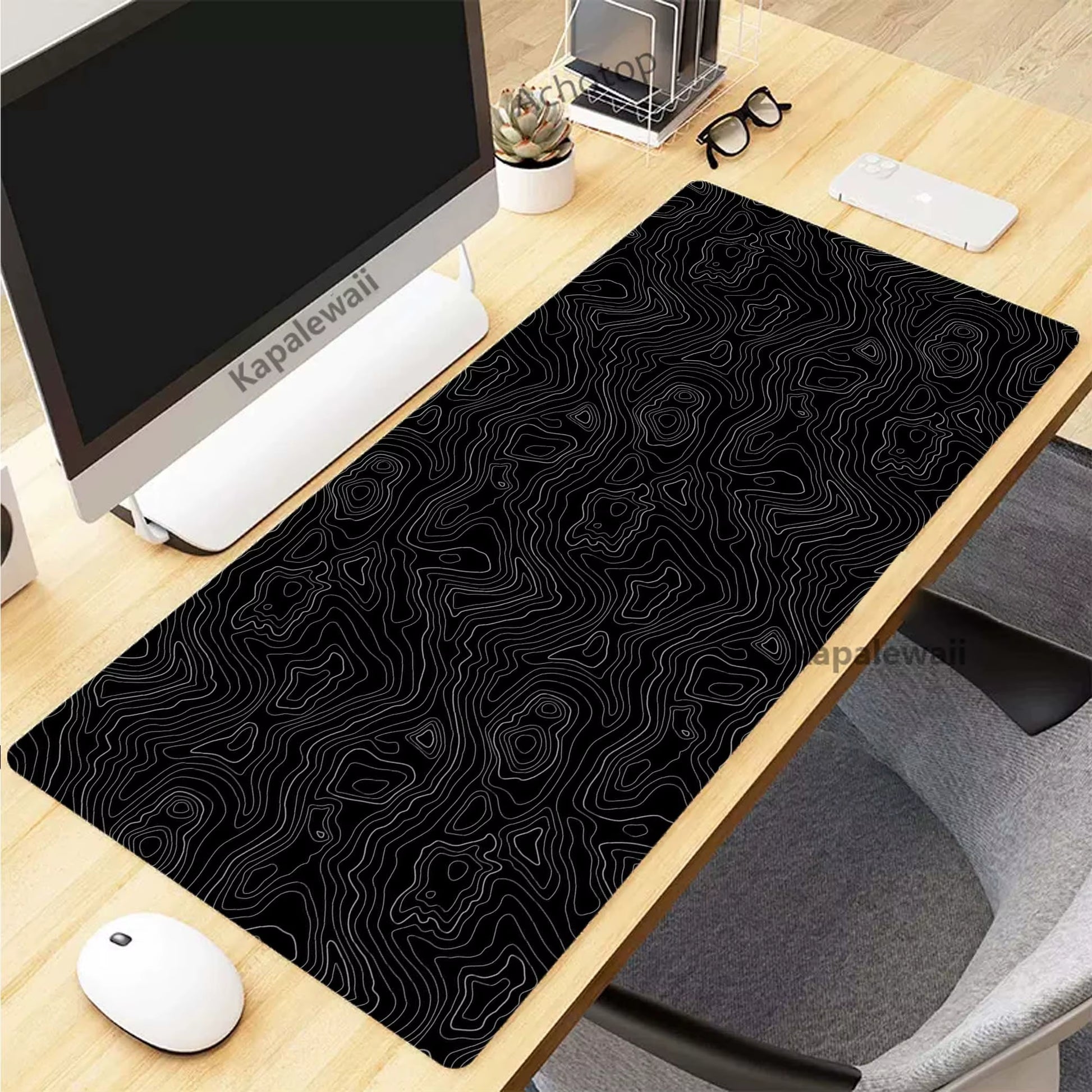 Black and White Mousepad 