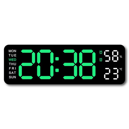 9 Inch Large Digital Wall Clock USB Powered